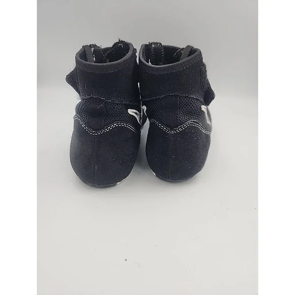 Nike Women's Speedsweep VII Wrestling Shoes SZ 8 Black And White Preowned - Picture 2 of 8